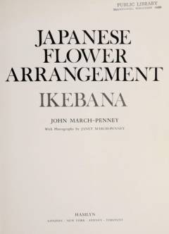 Japanese flower arrangement : ikebana