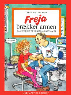 Freja brækker armen