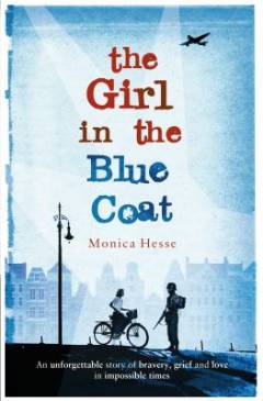 The girl in the blue coat