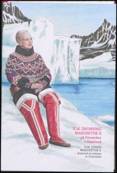H.M. Dronning Margrethe II - på frimærker i Grønland