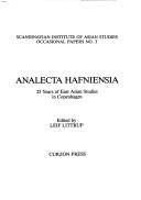 Analecta Hafniensia : 25 years of East Asian Studies in Copenhagen