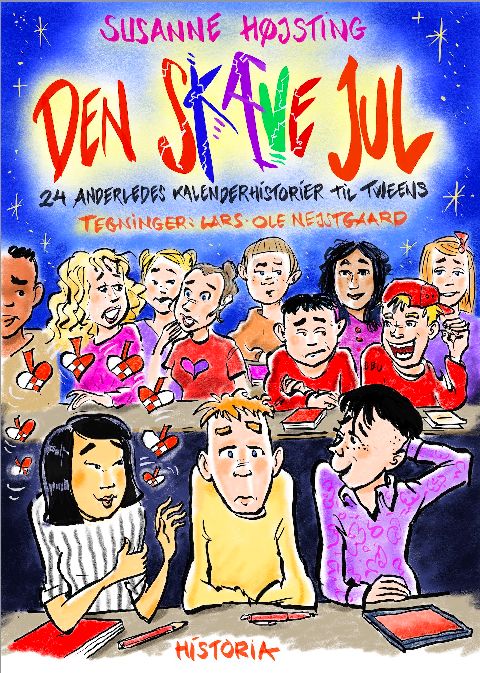 Den skæve jul : 24 anderledes kalenderhistorier til tweens