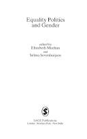 Equality politics and gender