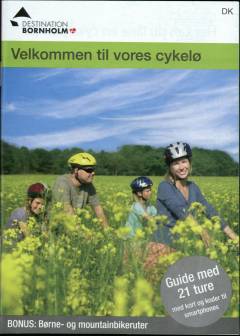 Velkommen til vores cykelø : guide med 21 ture med kort og koder til smartphones