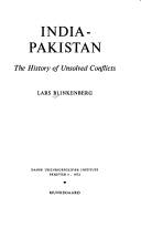 India-Pakistan : the history of unsolved conflicts
