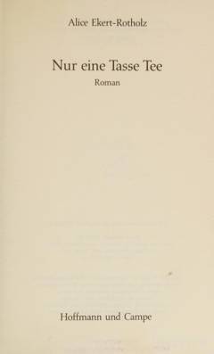 Nur eine Tasse Tee