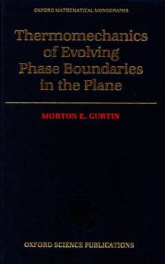 Thermomechanics of Evolving Phase Boundaries in the Plane
