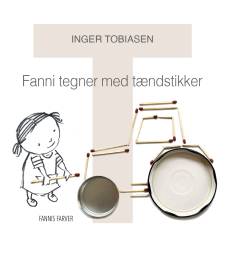 Fanni tegner med tændstikker : t