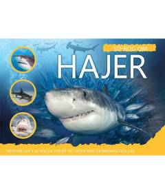 3D-bog om hajer : kom helt tæt på havets stærkeste jægere