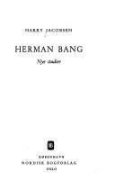 Herman Bang : \nye studier\