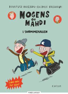 Mogens og Mahdi i svømmehallen