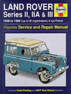 Land Rover : service and repair manual