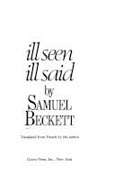 Ill seen ill said