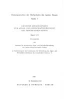 Studien zur Agrargeographie Transkaukasiens : subtropische Landwirtschaft im gesamtsowjetischen Rahmen