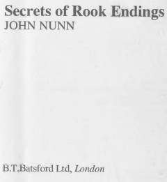 Secrets of rook endings