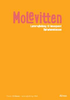 Molevitten - lærervejledning til læsesporet til børnehaveklassen