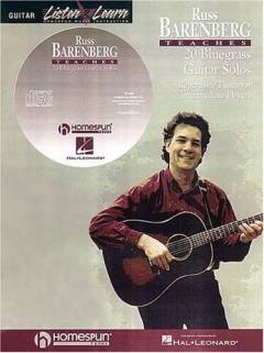 Russ Barenberg teaches 20 bluegrass guitar solos : repertoire tunes for intermediate players