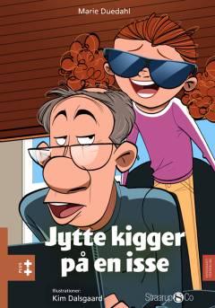 Jytte kigger på en isse