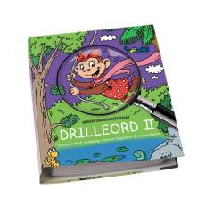 Undervisningsmaterialet Drilleord II : konsonantskift, orddeling, stumme bogstaver & ordforståelse