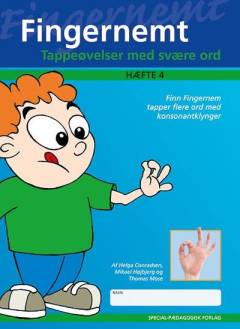 Fingernemt. Hæfte 4 : Tappeøvelser med svære ord : Finn Fingernem tapper flere ord med konsonantklynger