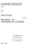 Eulenspiegel - ein Narrenspiegel der Gesellschaft