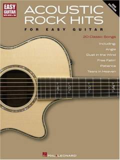 Acoustic rock hits for easy guitar