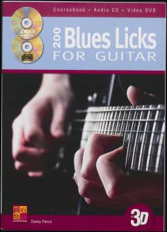 200 blues licks for guitar in 3D