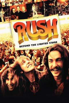 Beyond the lighted stage