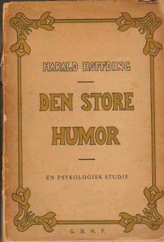 Den store Humor : en psykologisk Studie