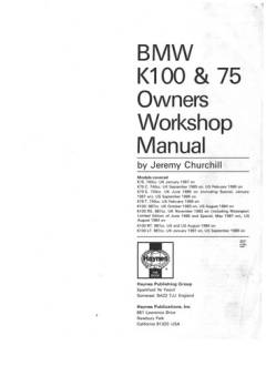 BMW K100 & 75