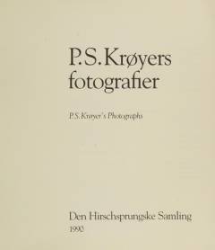 P.S. Krøyers fotografier