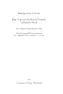 Der Propylon des Month-Tempels in Karnak-Nord : zum Dekorationsprinzip des Tores : Übersetzung und Kommentierung der Urkunden VIII, Texte Nr. 1-Nr. 50