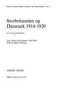 Storbritannien og Danmark 1914-1920