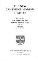 The new Cambridge modern history. Volume 8 : The American and French revolutions : 1763-93
