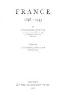 France 1848-1945. 1 : Ambition, love and politics