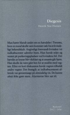 Diegesis : romaner 2012-2016