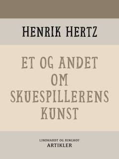Et og andet om Skuespillerens Kunst