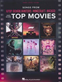 Songs from Kpop demon hunters, Minecraft, Wicked and more top movies : piano, vocal, guitar
