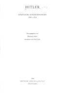 Sämtliche Aufzeicnungen : 1905-1924