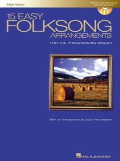 15 easy folksong arrangements : for the progressing singer