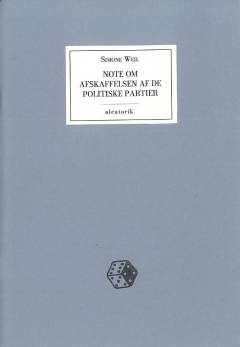 Note om afskaffelsen af de politiske partier