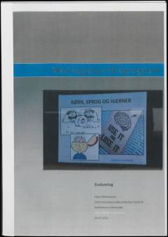 Med bogstart til sprogstart : evaluering