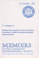 Existence and regularity almost everywhere af solutions to elliptic variational problems with constraints