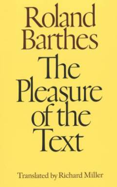 The pleasure of the text