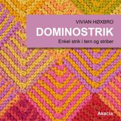 Dominostrik : enkel strik i tern og striber