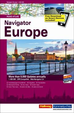 Navigator Europe : road atlas : 1:800 000 : GPS-compatible : Web-Navigator 2.4