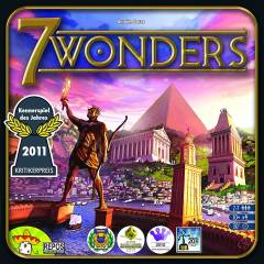7 wonders : brætspil (Med dansk tekst)
