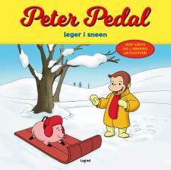 Peter Pedal leger i sneen