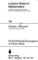 On the pointwise convergence of fourier series