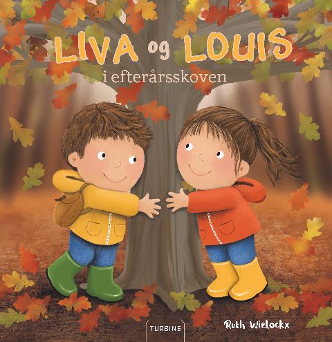 Liva og Louis i efterårsskoven